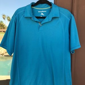 Tommy Bahama Dark Teal Polo M